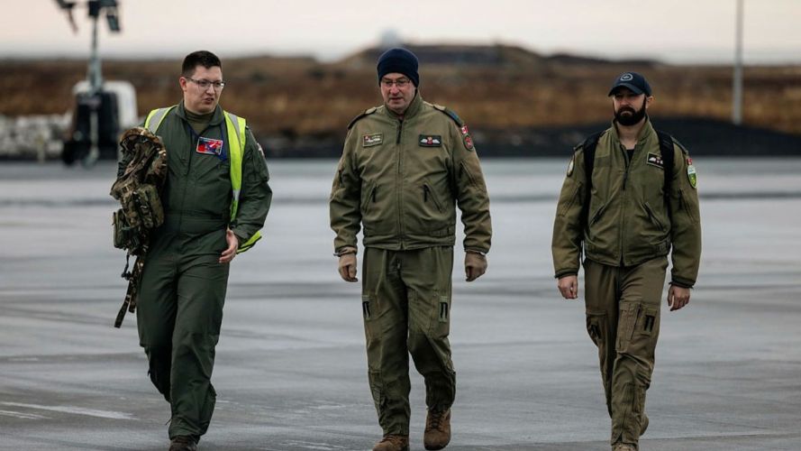 In pictures: RAF Poseidons soar over North Atlantic on Iceland